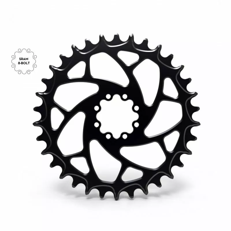 AXEVO-ALUGEAR AXEVO_ALUGEAR CORONA ROTONDA BOOST ELM MTB SRAM 8 Fori