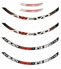 AXEVO SET ADESIVI BLACK MAMBA 27,5