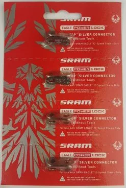 SRAM Kit 4 Coppie Power Lock 12V Silver
