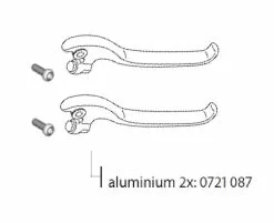 MAGURA LEVE FRENO HS11 ALLUMINIO MOD.2009