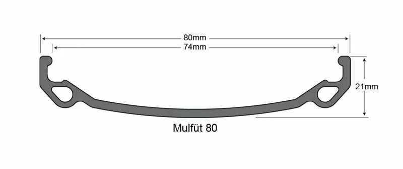 SUNRINGLE CERCHIO MULEFUT FAT 80SL - 26'' / 27.5'' - Image 2
