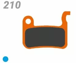 TRICKSTUFF PASTIGLIA BB 210 PER FRENI SHIMANO, TEKTRO/TRP