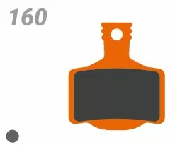 TRICKSTUFF PASTIGLIA BB160 PER FRENI MAGURA MT2/4/6/8/TRAIL, CAMPAGNOLO ROAD H11