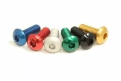 CARBON-TI VITE Testa Bombata AL7075