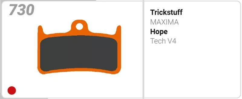 TRICKSTUFF PASTIGLIA BB 730 PER FRENI HOPE V4 E TRICKSTUFF MAXIMA - Image 2