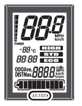YAMAHA DISPLAY LCD Per EBIKE YAMAHA 2015 - Image 2