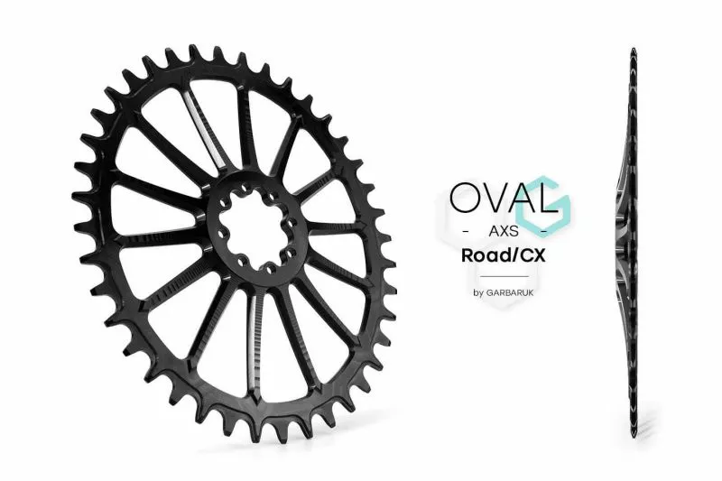 GARBARUK CORONA SINGOLA OVALE PER SRAM AXS ROAD/CX - Image 2