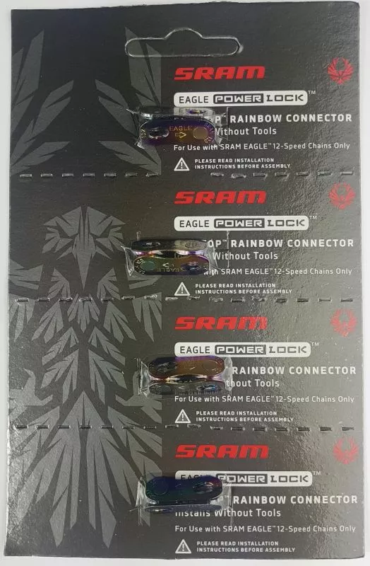 SRAM Kit 4 Coppie Power Lock 12V Rainbow