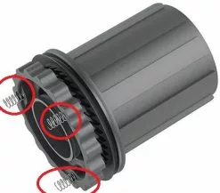 BIKE AHEAD KIT MOLLE DI RICAMBIO PER MOZZI ACROS NEW (CONF. 3PZ)