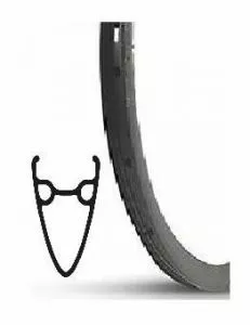 AXEVO CERCHIO STRADA H28 - ALLUMINIO NERO - SOLO PER FRENI A DISCO/PISTA - 550gr - Image 3