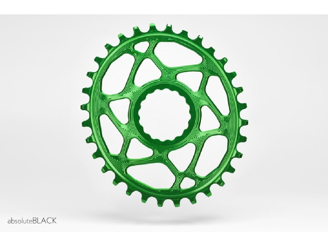 ABSOLUT BLACK ABSOLUTE BLACK CORONA OVALE RACE FACE DIRECT MOUNT