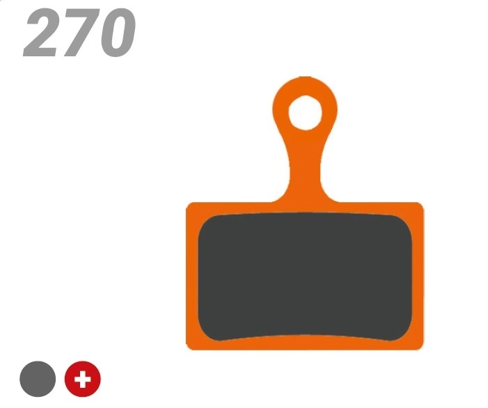 TRICKSTUFF PASTIGLIA BB 270 PER FRENI SHIMANO, TEKTRO/TRP